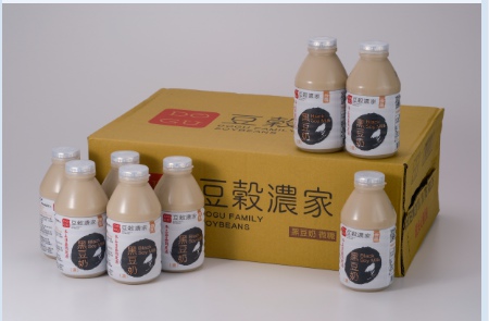 【豆穀濃家】黑豆奶330ml-微糖